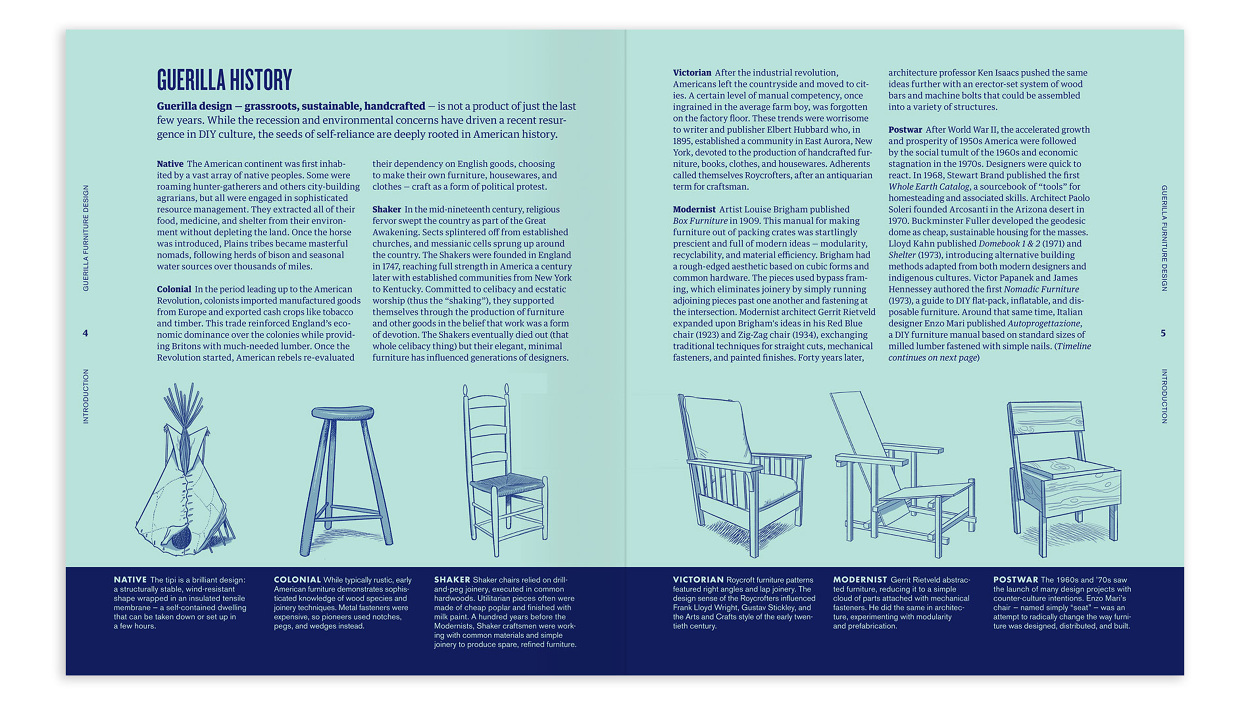 Guerilla Furniture Design Kelley Galbreath Art Direction & Design